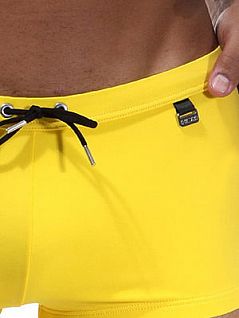 Мужские желтые плавки-хипсы HOM Marine Chic 07868cY5
